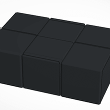 rubick cubo rompecabezas de juguete 1x2x3 juego 3d print model - Mito3D