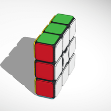 rubick cubo rompecabezas de juguete 1x3x3 juego 3d print model - Mito3D