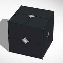 rubick cube puzzle toy 2x2x2 gioco giocattolo 3d print model - Mito3D