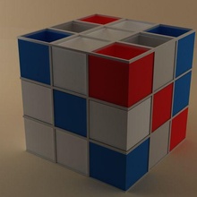 Rubik's caixa 3d impressão Ferramentas 3d print model - Mito3D