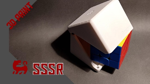 rubik's cubo caso funda juego soporte caja 3d print model - Mito3D