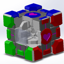 il cubo di rubik società gioco giocattolo 3x3 portal 2 portale rubiks 3d print model - Mito3D