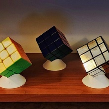 rubik's cubo estante soporte artilugio rubik juguete 3d print model - Mito3D