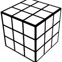 Rubik's cubo parede decoração arte deco interior 3d print model - Mito3D