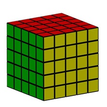 cubo de rubik jogo 1x1 2x2 3x3 4x4 5x5 3d print model - Mito3D