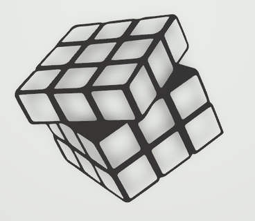 Rubik art mural cube mur conception 3d print model - Mito3D