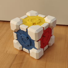 rubiks cube companion extensions game glados portal puzzle puzzles 3d print model - Mito3D