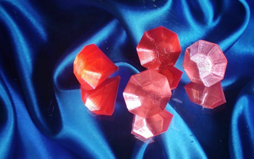 rubi diamante joalheria jóia 3D print model - Mito3D