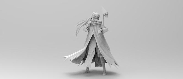 rude greyrat mushoku tenso anime herói Laplace hikimori 3d print model - Mito3D