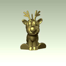 rudolf reindeer christmas tree 3d print model - Mito3D