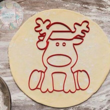 Rudolph biscotto taglierina taglio masse torta frese pankers francobolli muffe 3d print model - Mito3D