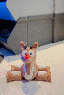 Rudolph gangue arte rena imposto renda Natal 3d print model - Mito3D