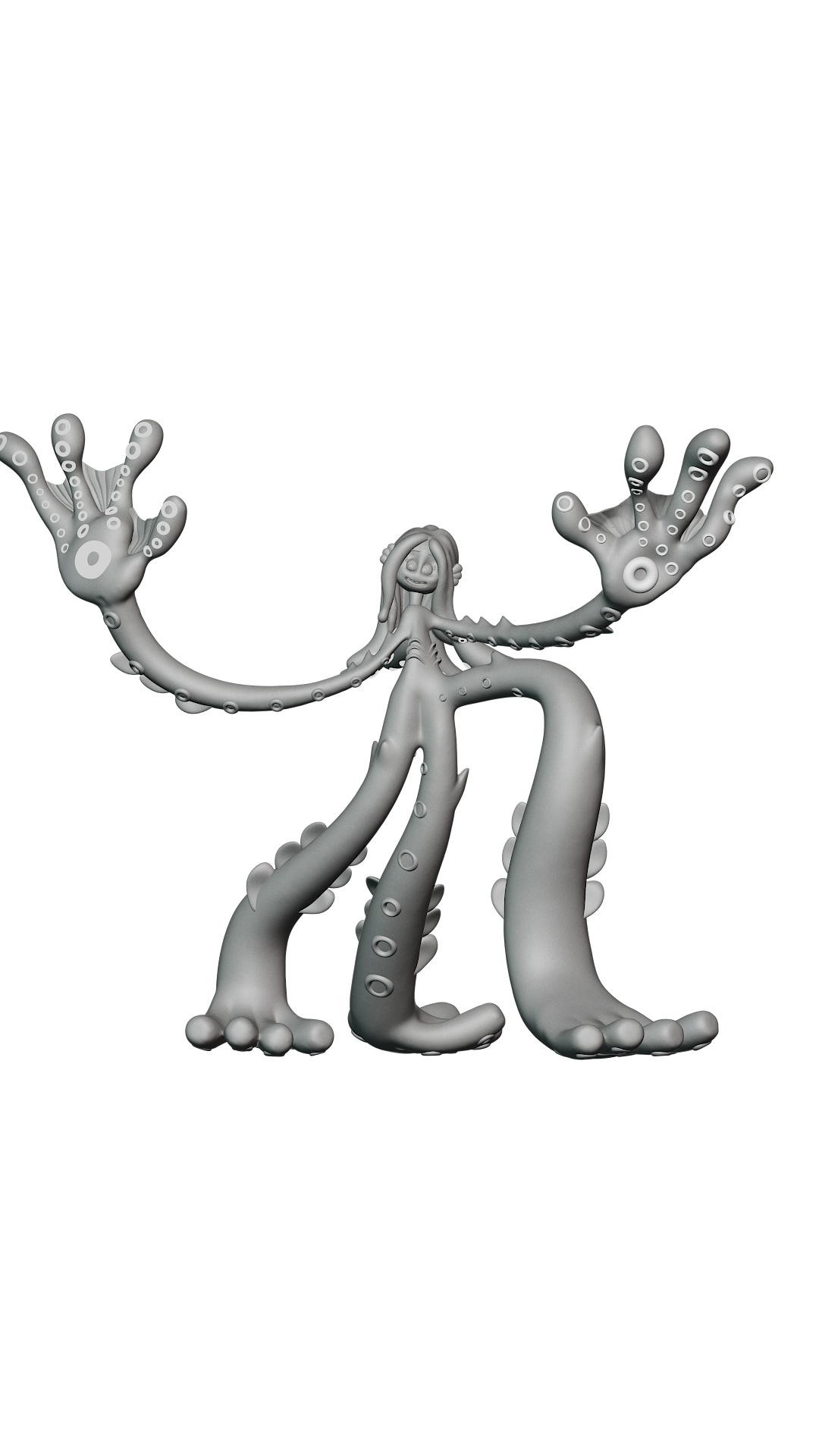 Rudy krakens sirènes krakensysirenas rencontrerlosgillman kraken sirène gâté Sirène mer poulpe gillmans 3D print model - Mito3D