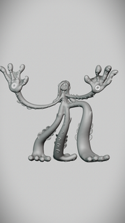 rudy krakens vs sirens x 2 krakensysirenas conocealosgillman kraken siren mermaids marmed mermaid sea octopus 3d print model - Mito3D