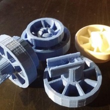 rueda Lavavajillas lavastoviglie ruota attrezzo parti 3d print model - Mito3D