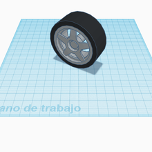 rueda wheel 3d print model - Mito3D