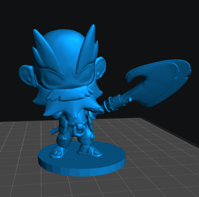 ruel stroud krosmaster gioco dofus wakfu arena figurina 3d print model - Mito3D