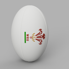 bola rugby wal tee chute país gales dragões 3d print model - Mito3D