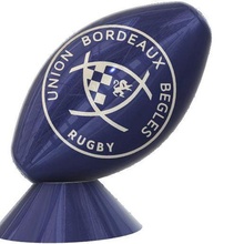 Rugby Ball Bordeaux gles Kunst 3d print model - Mito3D
