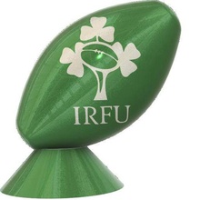 Rugby Ball Irland Kunst 3d print model - Mito3D