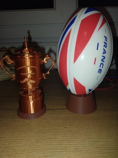 Rugby Welt Tasse Frankreich Mannschaft 20223 Champion 3d print model - Mito3D