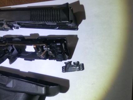 ruger american pistol short reset shim shapes 3d print model - Mito3D