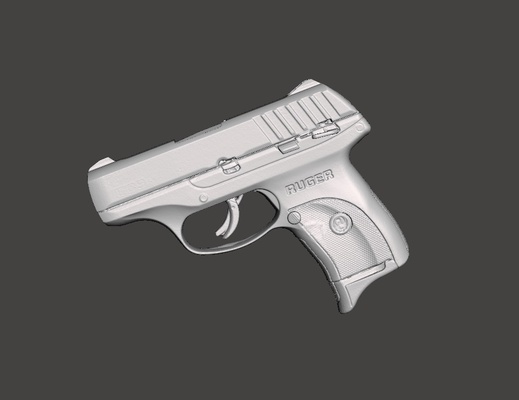 rugueux ec9s réel taille analyse pistolet moule outils ec9 g19 g17 kydex étui holsters 3d print model - Mito3D