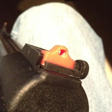 ruger mark pistolet à air l'arrière de la vue divers le sport l'extérieur 3d print model - Mito3D
