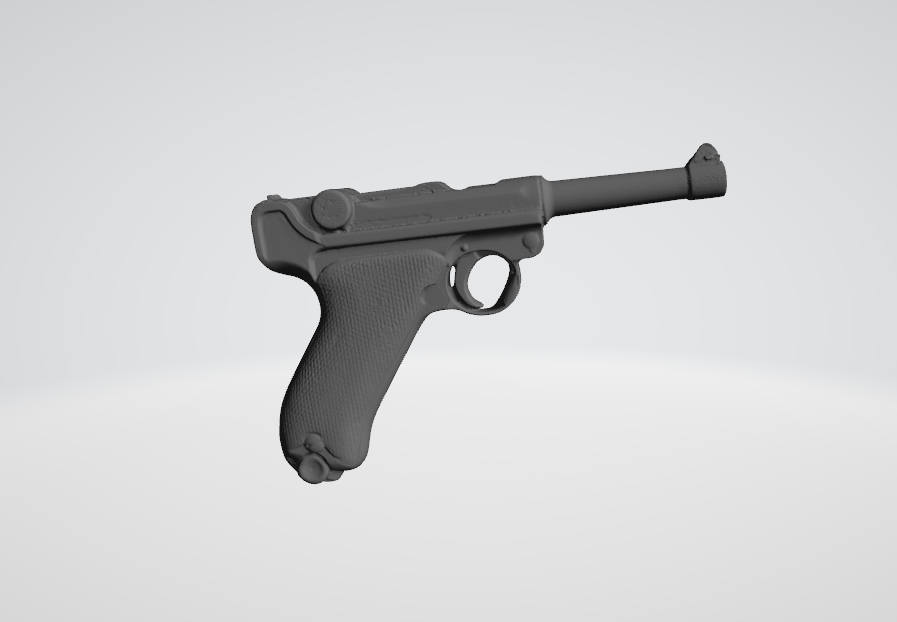 ruger p08 kydex mold gun 3D print model - Mito3D