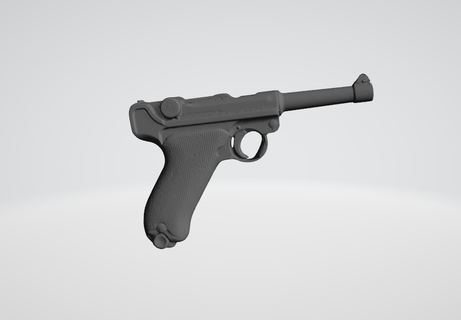 ruger p08 Kydex molde pistola 3d print model - Mito3D
