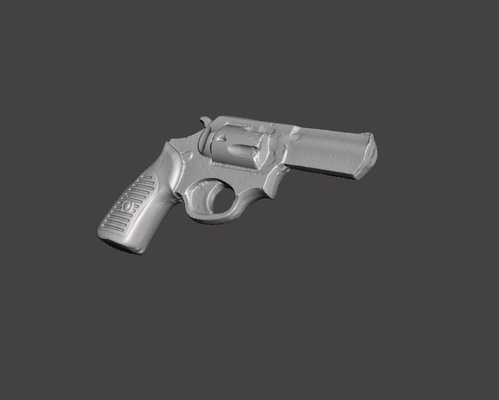 rugueux sp 101 réel taille 3d pistolet moule stl sp101 bluegun étui kydex blueguns moules imprimable 3d print model - Mito3D