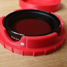 rugged lens filter case gadget camera photography 3d print model - Mito3D