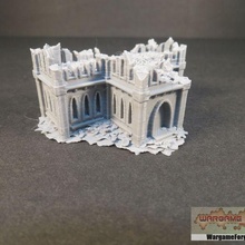 ruiniert gotisch Epos Gebäude 6 Spiel Battletech 6mm Terrain 40k 8mm 3d print model - Mito3D