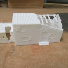 ruiniert Mittelmeer Stil Haus Architektur Gebäude Strukturen 3d print model - Mito3D