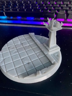 ruiniert Tempel Ägypten Basen Miniaturen Bassing Fantasie Tabelle Gaming 3d print model - Mito3D