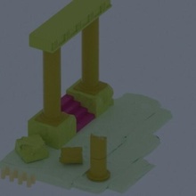 kalıntılar diyorama küçük boyut 3d Yazdır model oyuncak oyuncaklar heykel modelleme aksiyon şekil oyun yazdırılabilir 3d print model - Mito3D