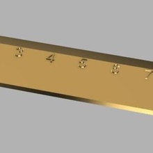 ruler tool measure measurement device centimeters school tools 3d print model - Mito3D