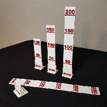 règle échelle abbyme dirigeants photographie verticale gros vite facile utile pratique mesure double extrusion math géométrie 3d print model - Mito3D