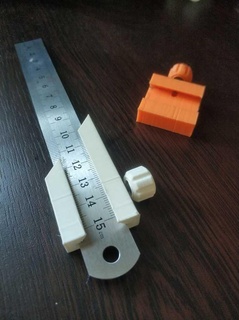 ruler stopper bolt tool holder holders boxes 3d print model - Mito3D
