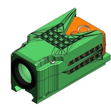 runcam 2 caso riel picatinny de airsoft juego arma fuego m4 20mm runcam2 silencio agarre 3d print model - Mito3D