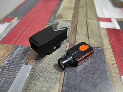 câmera corrida 2 Series picatinny monte suporte airsoft arma fogo bala runcam2 bb extremo vídeo 3d print model - Mito3D