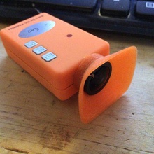 runcamhd Sonnenschirm square gadget radio control video Objektiv-Schutz Kamera-Stativ 3d print model - Mito3D
