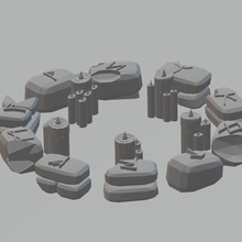 rune taşlar oyun Zindanlar ejderhalar büyü runeler dnd 3d print model - Mito3D