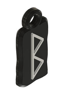 runes pendentif 3d print model - Mito3D