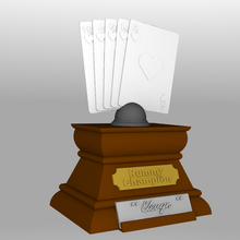 runmmy championship trophy card game champion gin rummy toy_game_accessories 3d print model - Mito3D