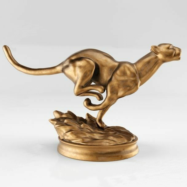 corrida guepardo estátua 3D print model - Mito3D