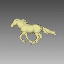 running horse art 3d print model - Mito3D
