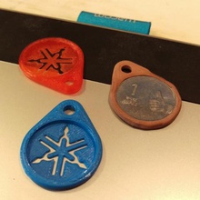 1 roupie yamaha trousseau de clés divers 3d print model - Mito3D