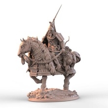 ruslan fantasy knight horseman 3d print model - Mito3D