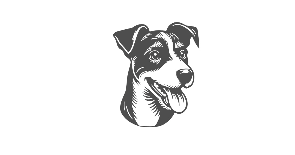 russell terrier mauer deutsche schäfer dekoration kunst dekor 2d innere design emblem logo hund tier 3D print model - Mito3D